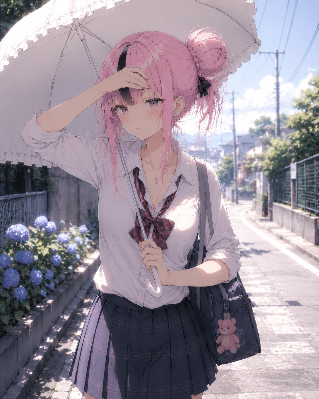 暑っつい……