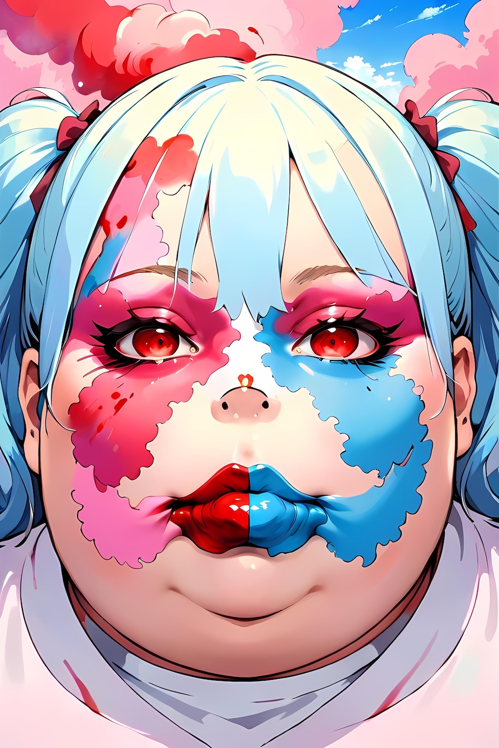 ロールシャッハテストなミケぽちゃ女子-現代アート-