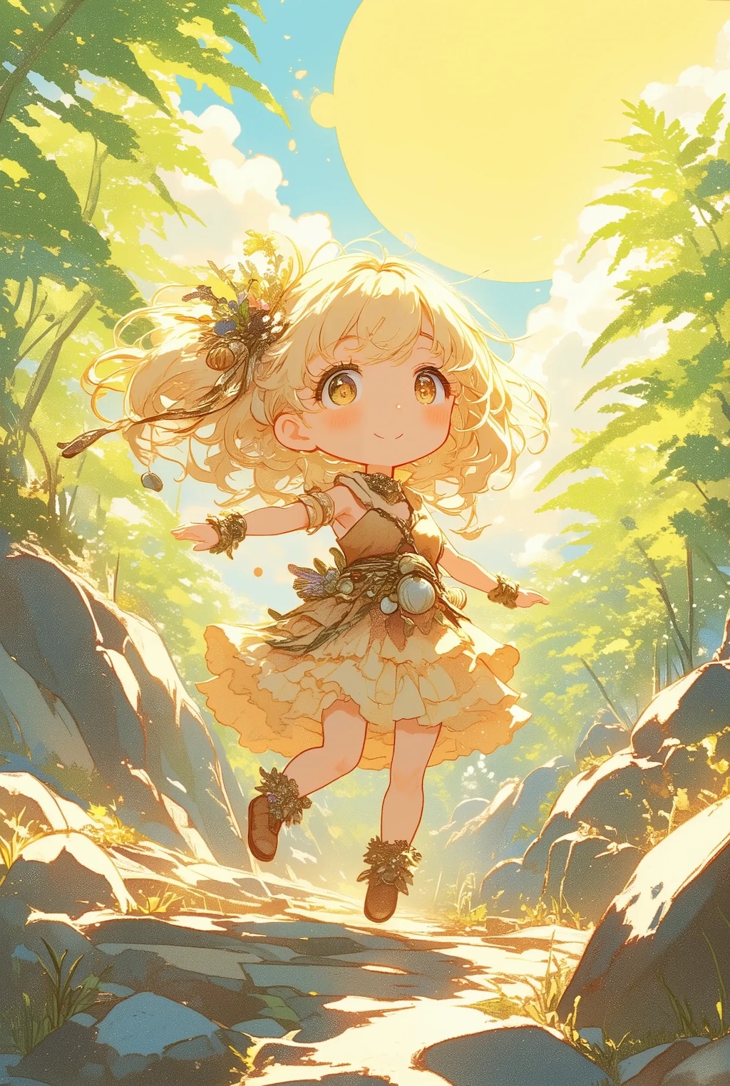 原始時代のフリフリちゃん