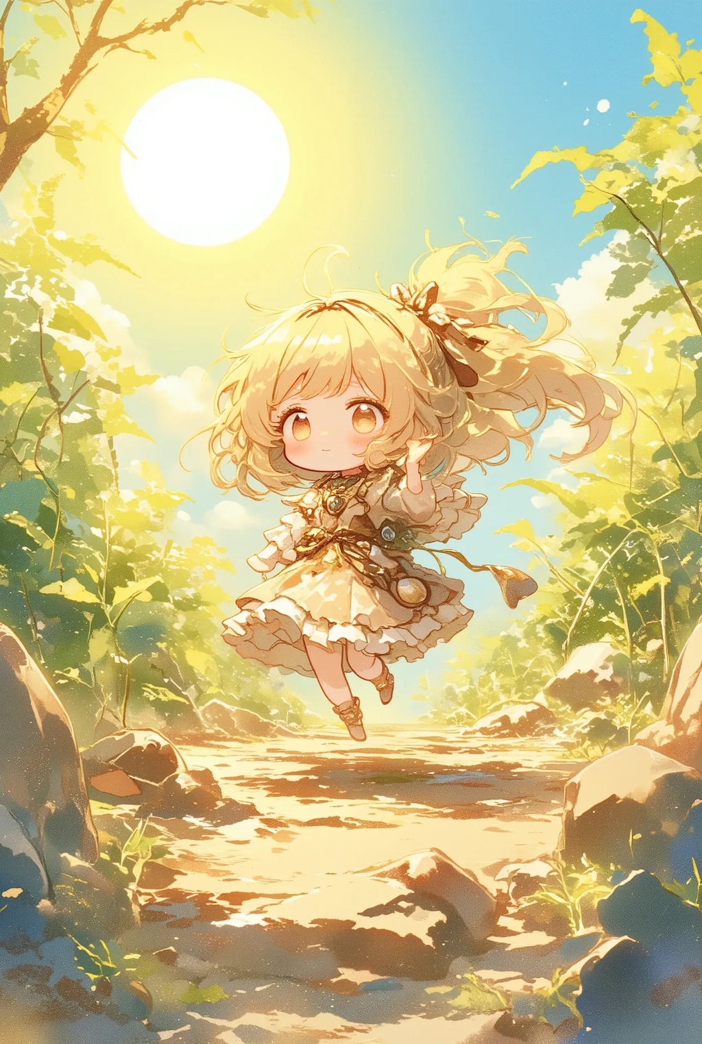 原始時代のフリフリちゃん