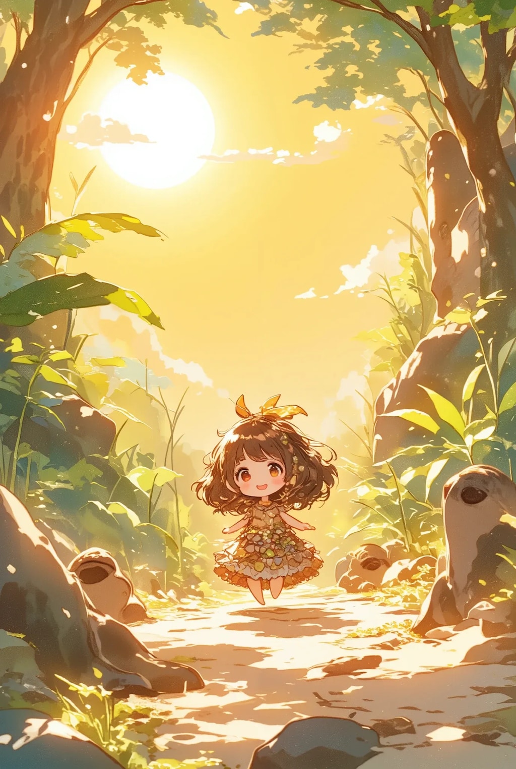 原始時代のフリフリちゃん