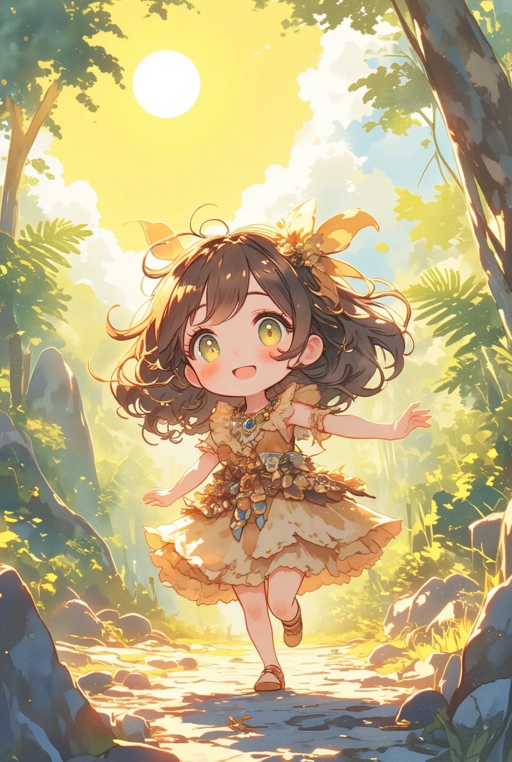 原始時代のフリフリちゃん