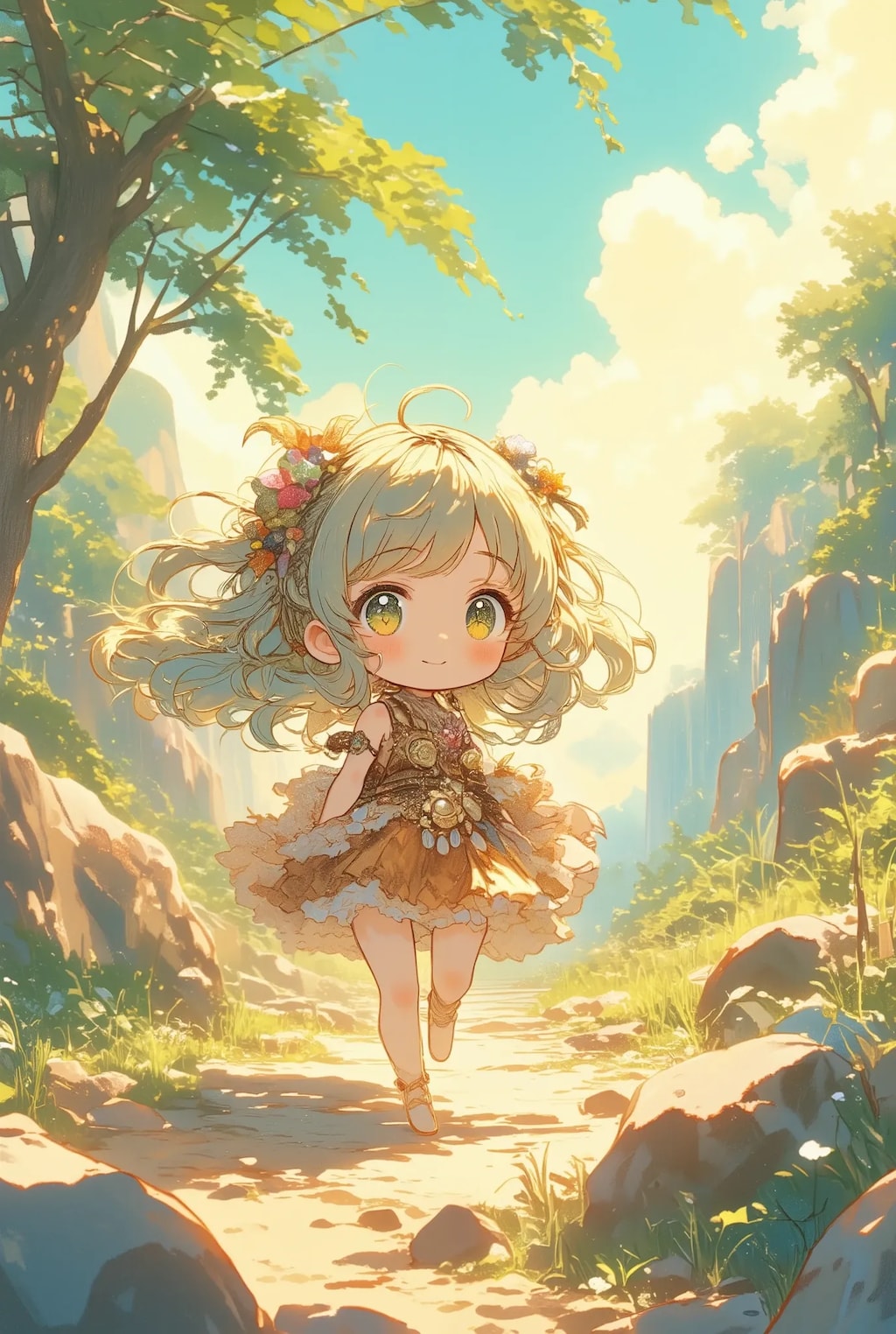 原始時代のフリフリちゃん