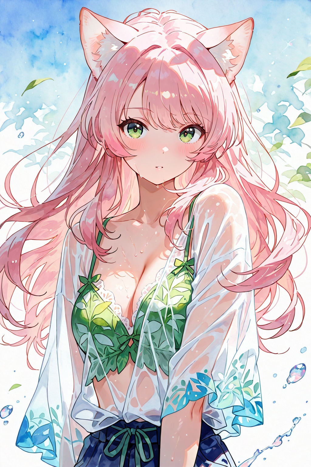 水彩ウォッシュ🐱✨ | の人気AIイラスト・グラビア