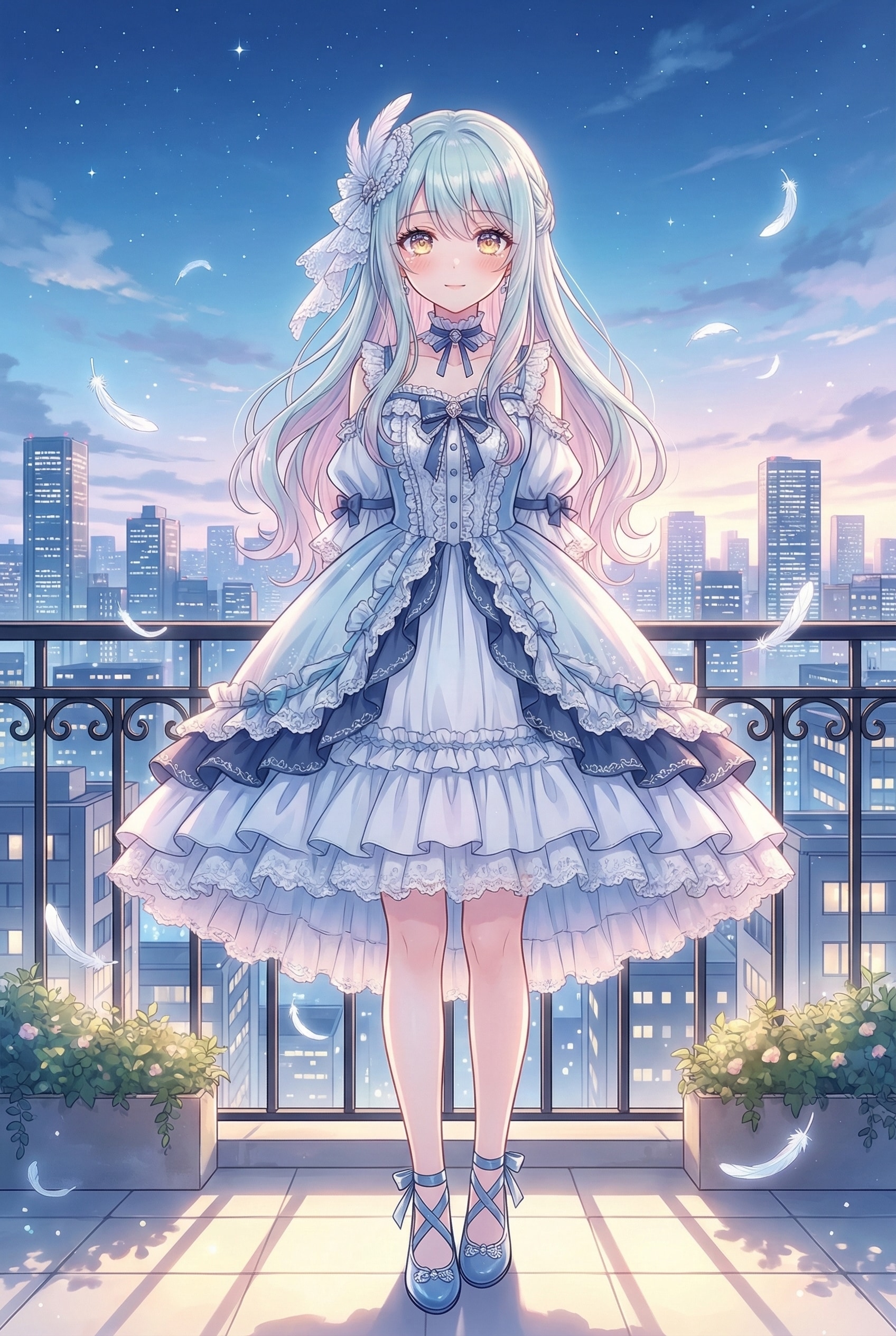 蒼空に舞う少女の夢 | の人気AIイラスト・グラビア