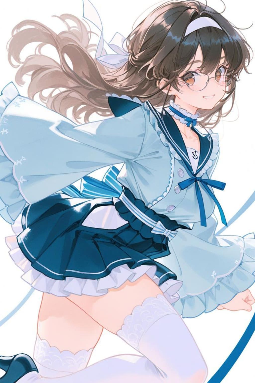 <うちの子ちゃん＆先輩ちゃん>和服セーラー