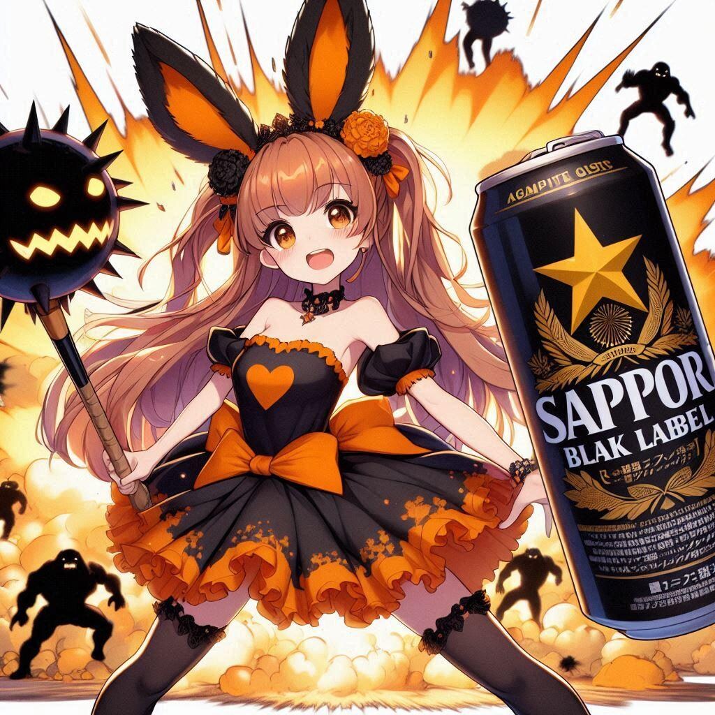 うさ耳魔法少女。