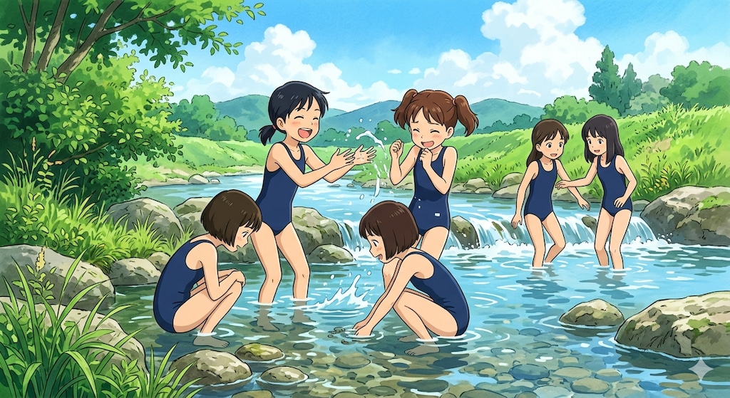平和なスク水