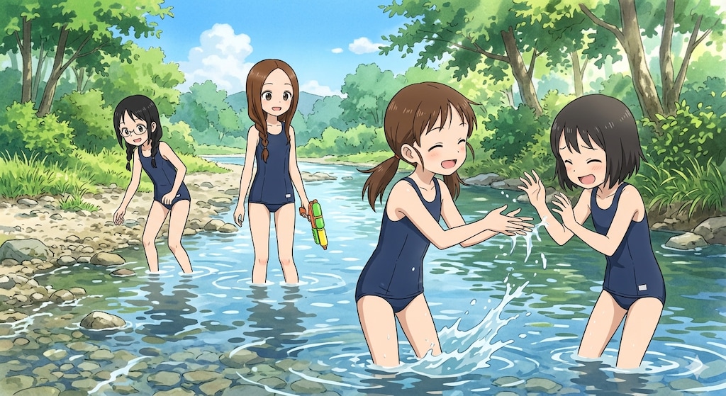 平和なスク水