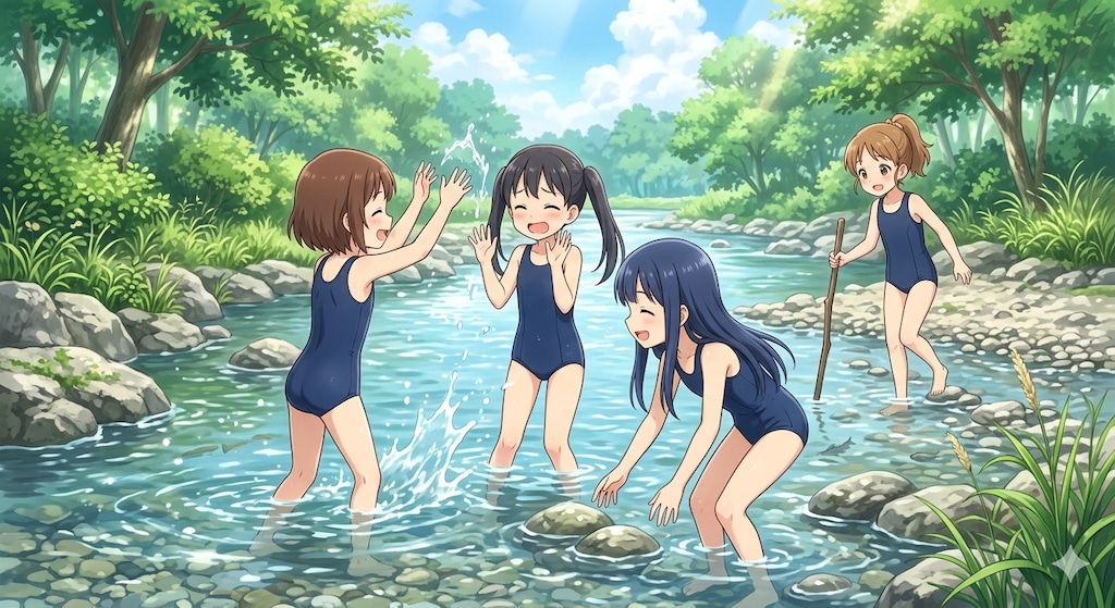 平和なスク水