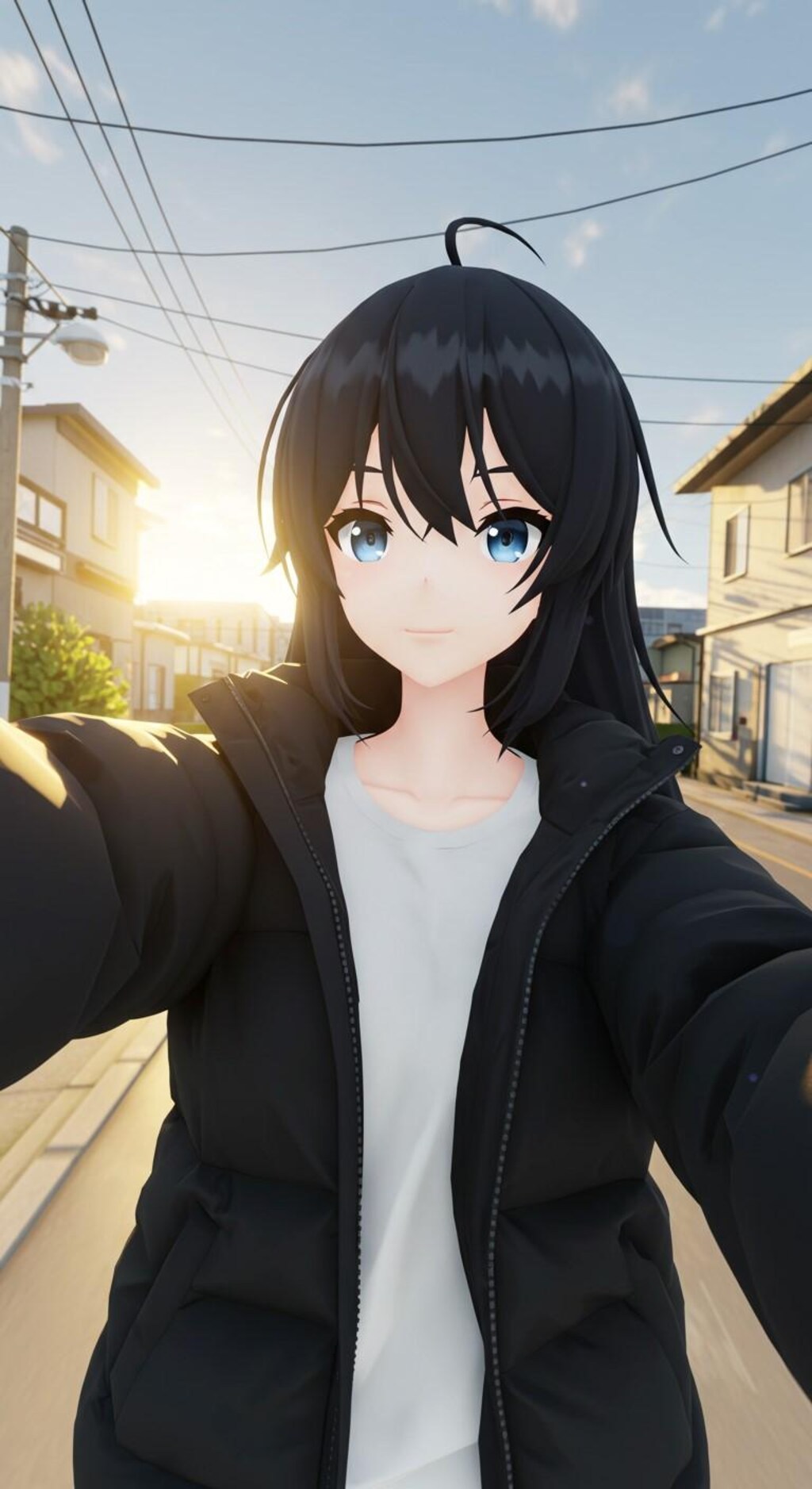 3Dアバターの女の子