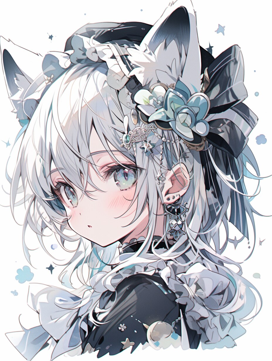 猫耳。