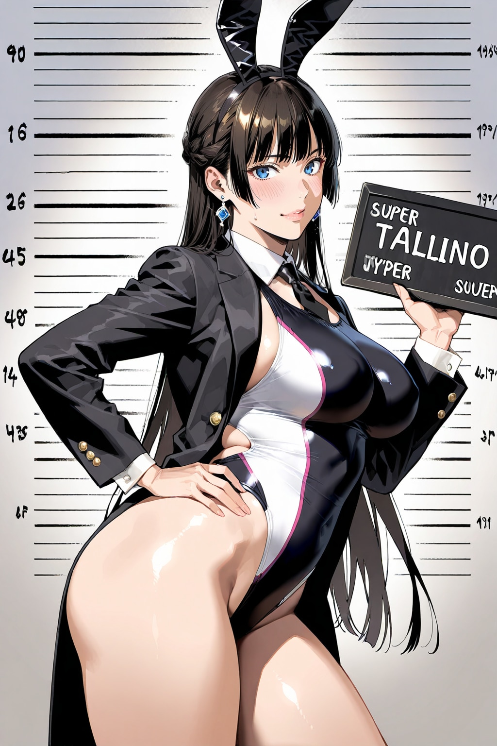 燕尾服競泳バニー