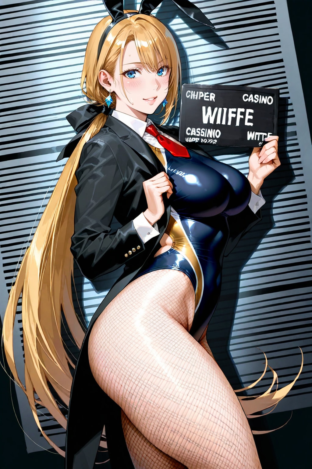 燕尾服競泳バニー