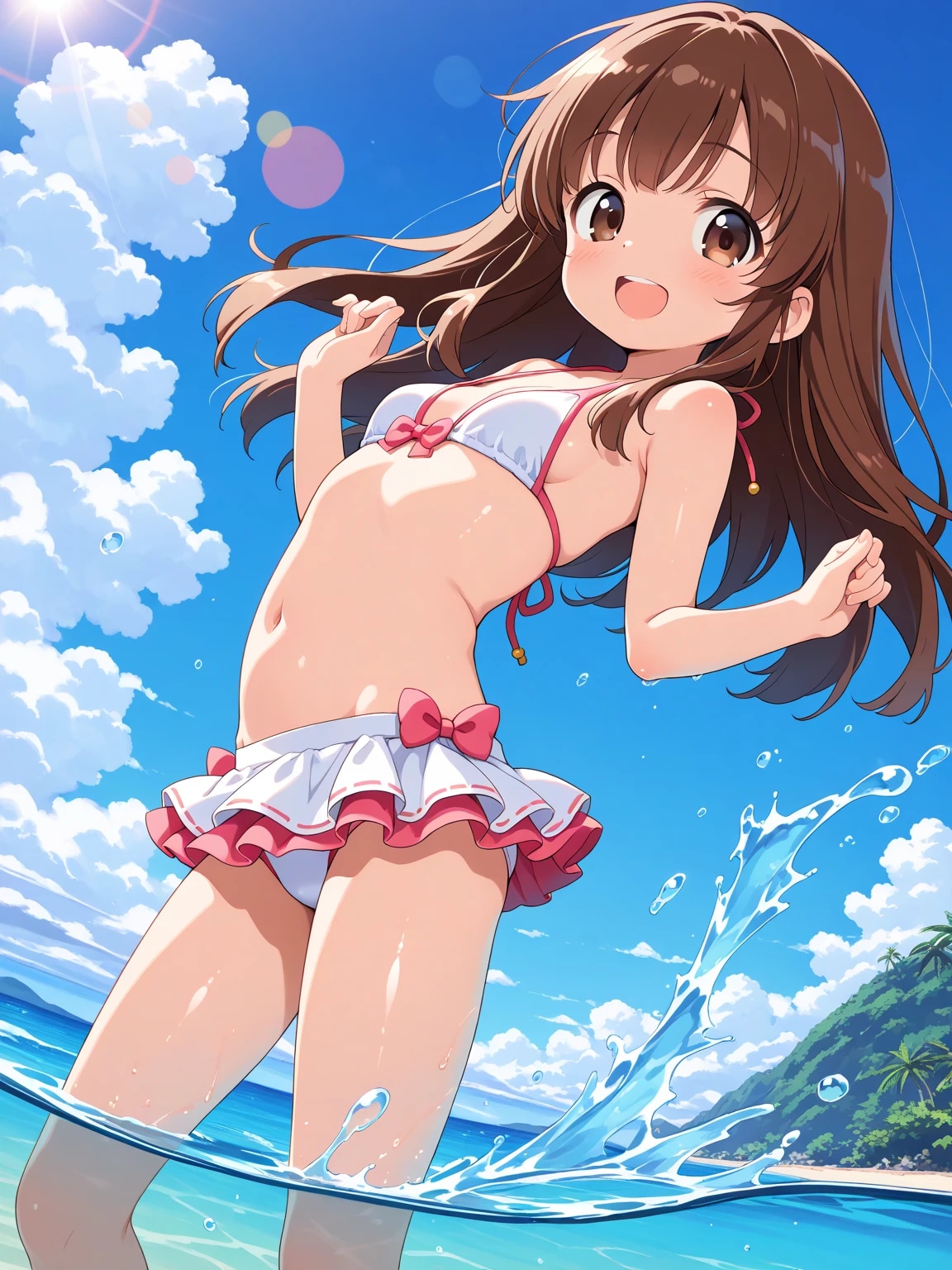 南国リゾート2日目かえでちゃん