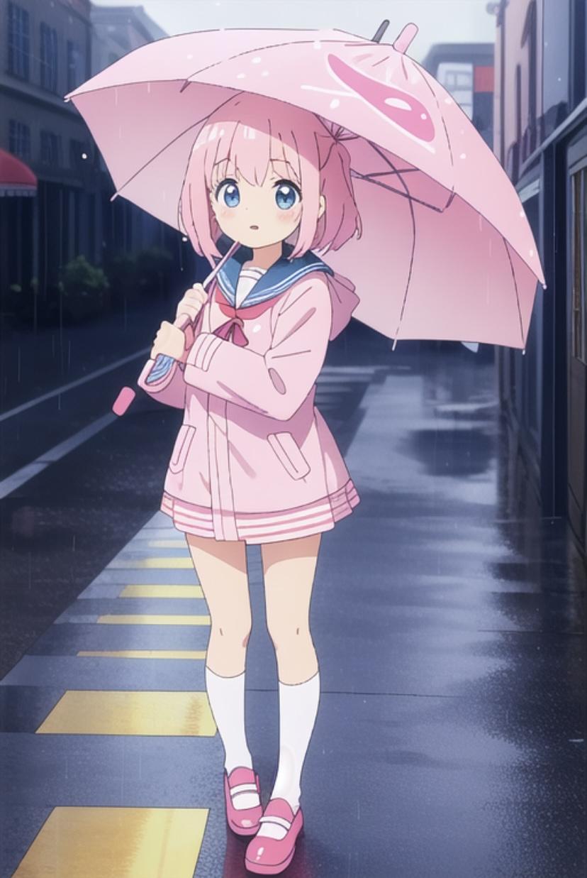 ピンクの傘2☆