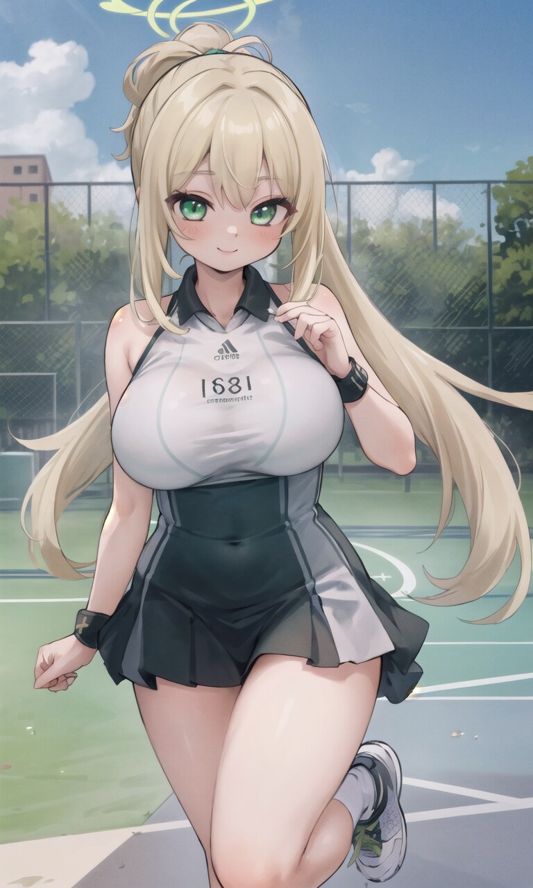 テニスも得意なんですよ～