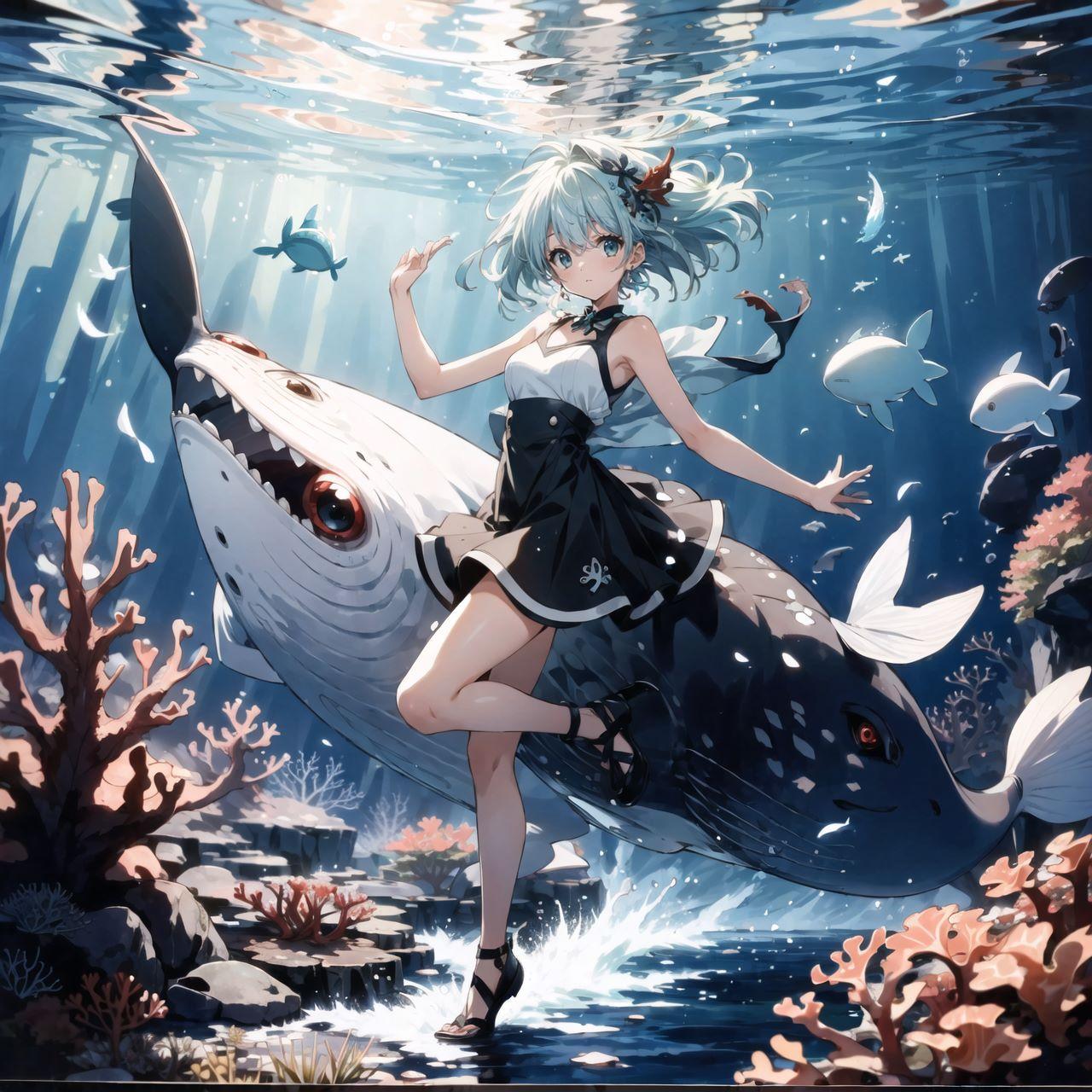 海の少女