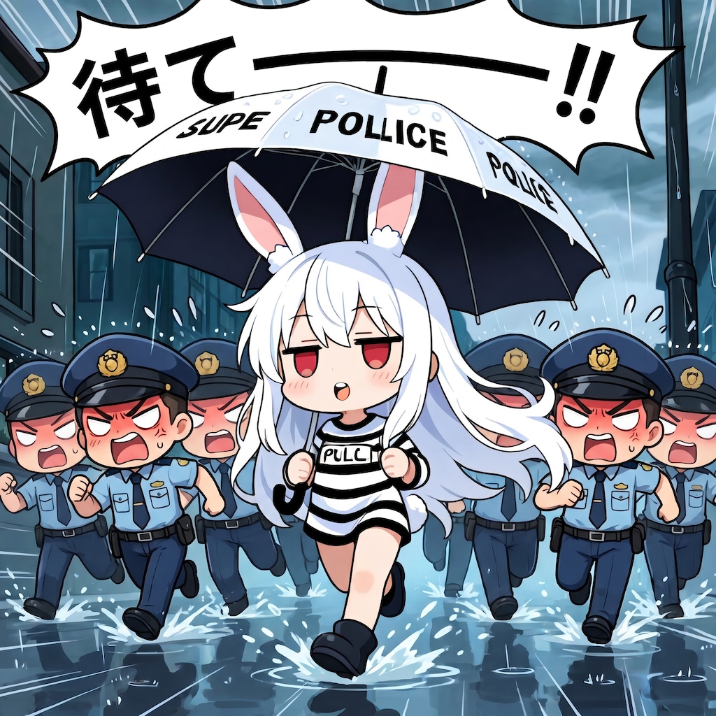 雨の日のお出掛け（脱獄）