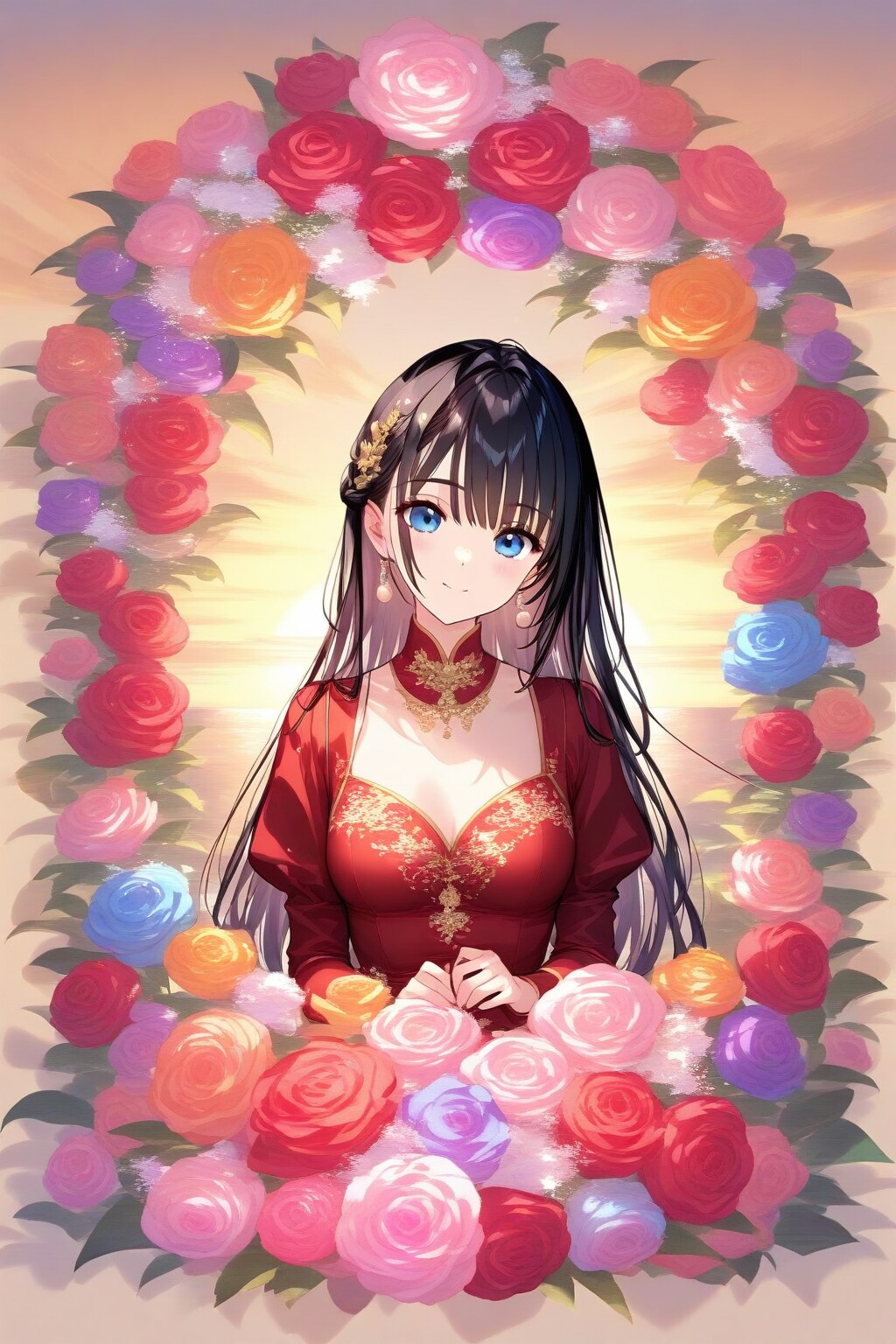 頑張る君に花束のアーチを | の人気AIイラスト・グラビア