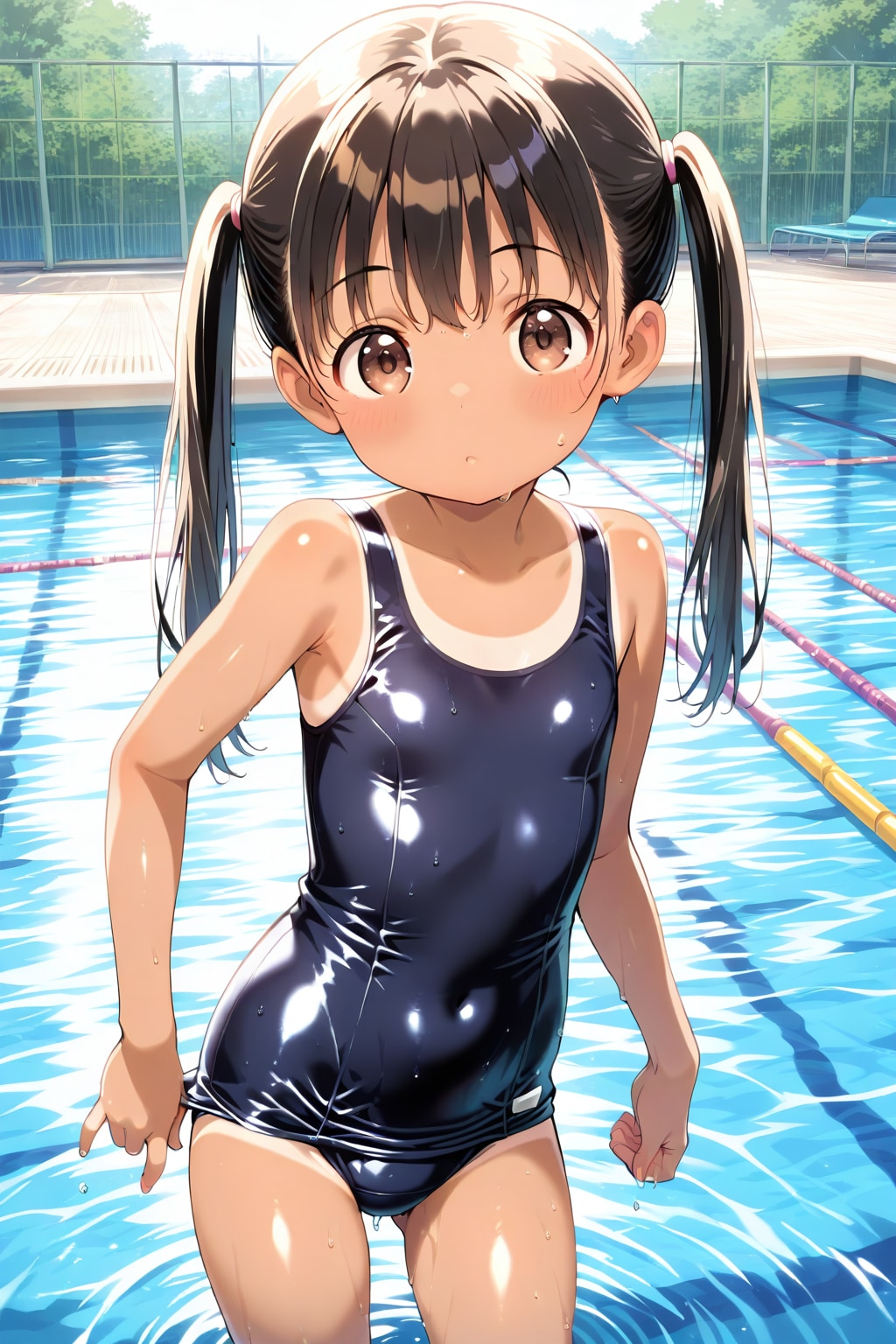 スク水美少女