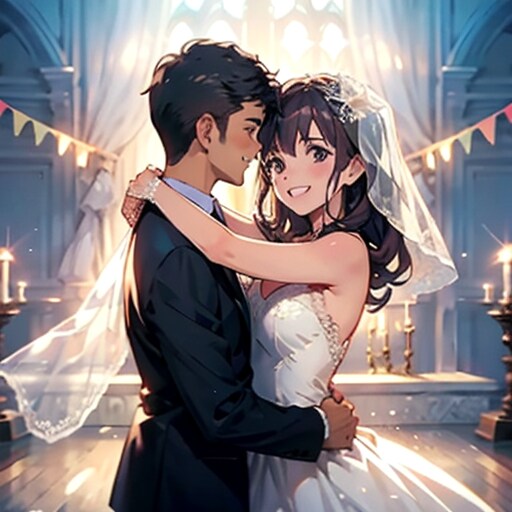 ウェディング | の人気AIイラスト・グラビア