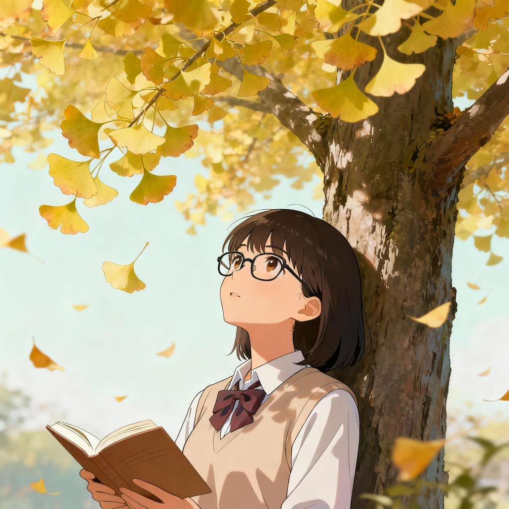 ページをめくるたびに舞う秋