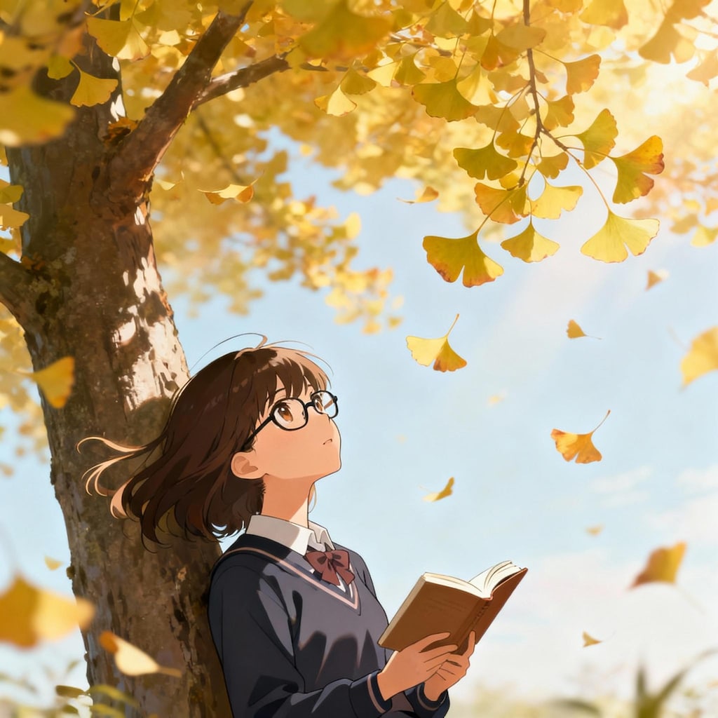 ページをめくるたびに舞う秋