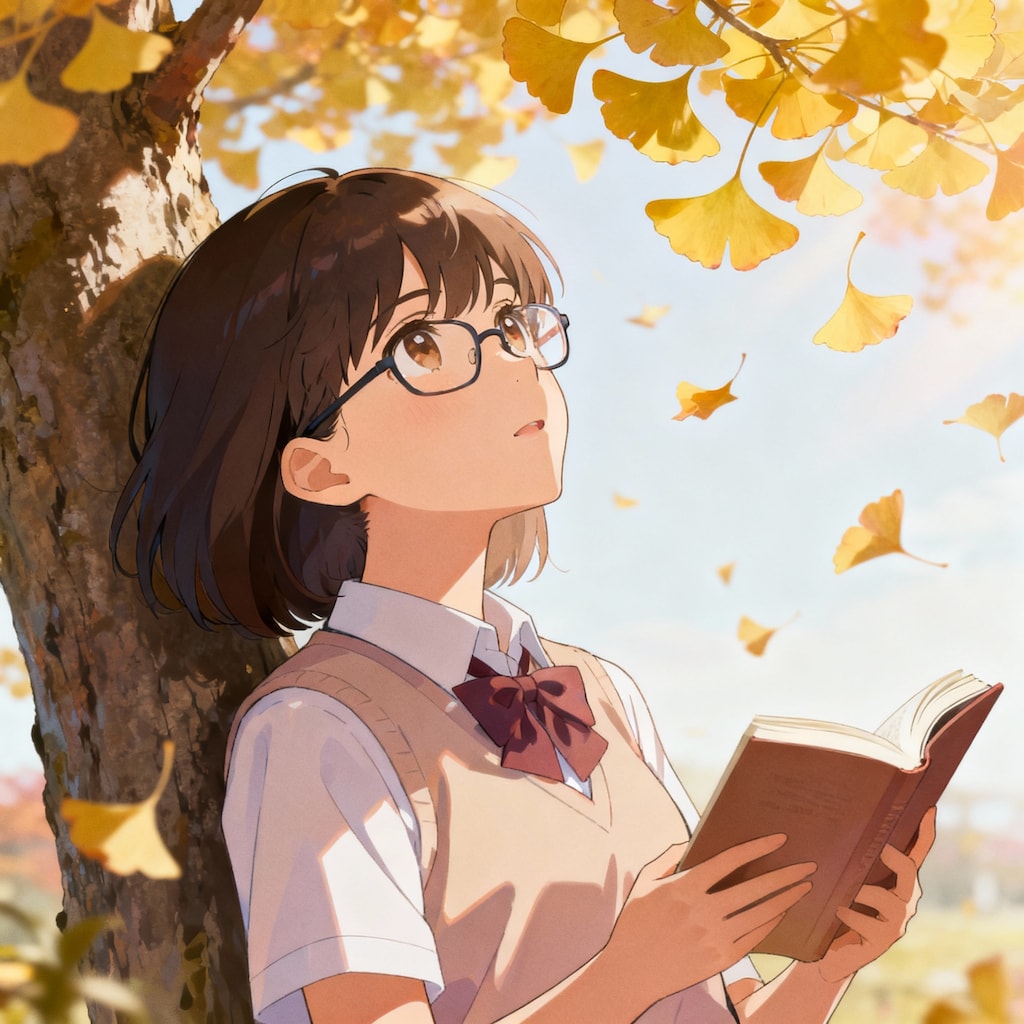 ページをめくるたびに舞う秋