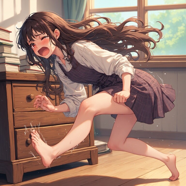 足の小指ぶつける | の人気AIイラスト・グラビア