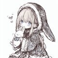 スケッチ風うさぎっ娘 8枚目