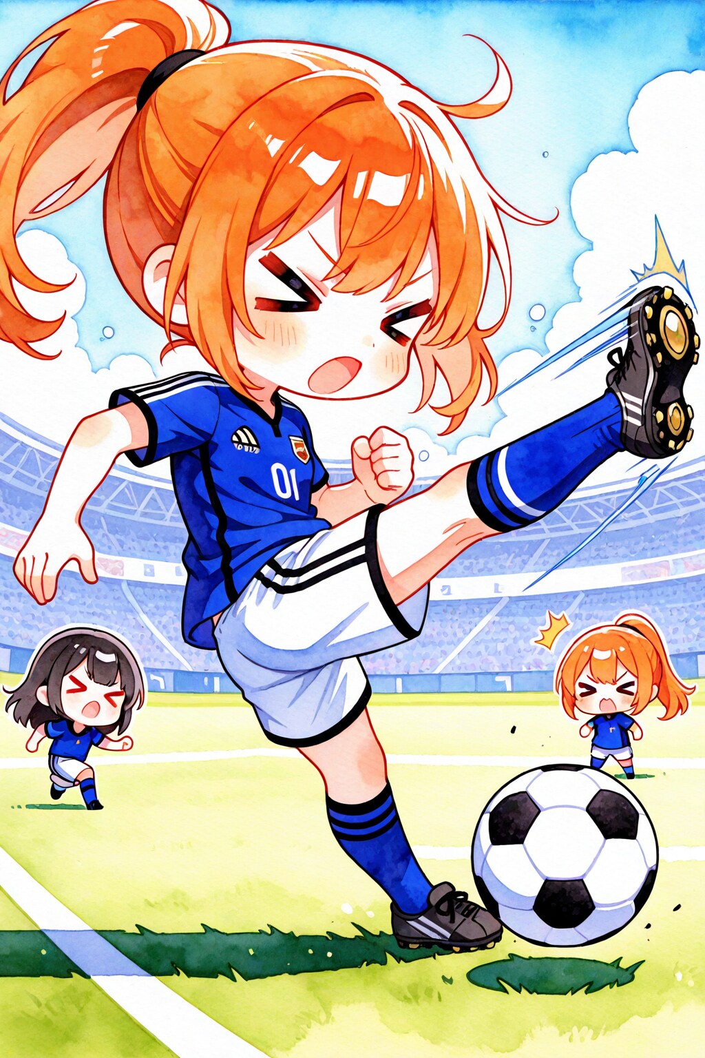サッカー少女ちゃん
