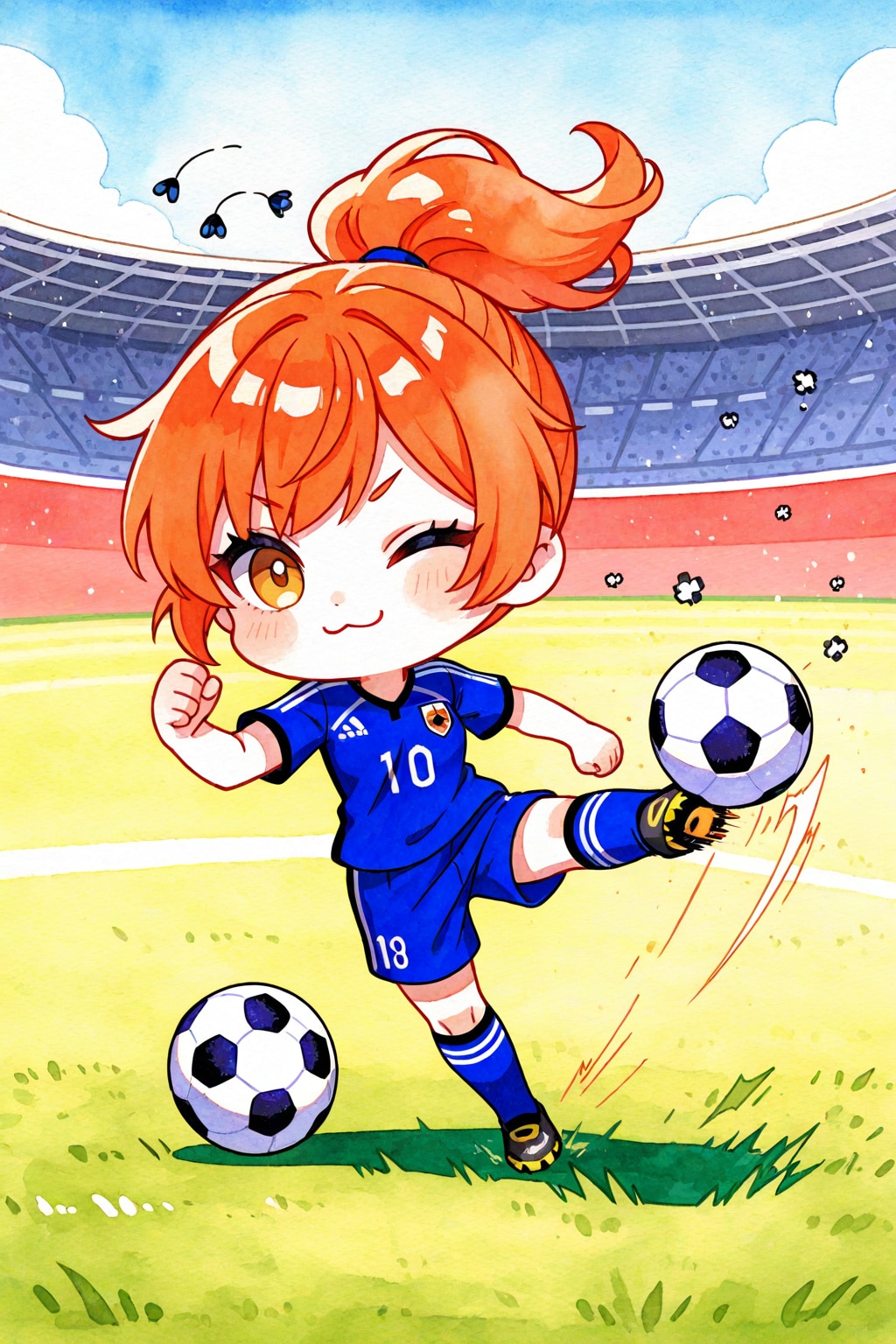 サッカー少女ちゃん