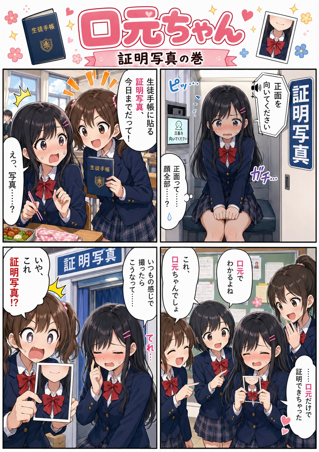 口元ちゃん 証明写真の巻