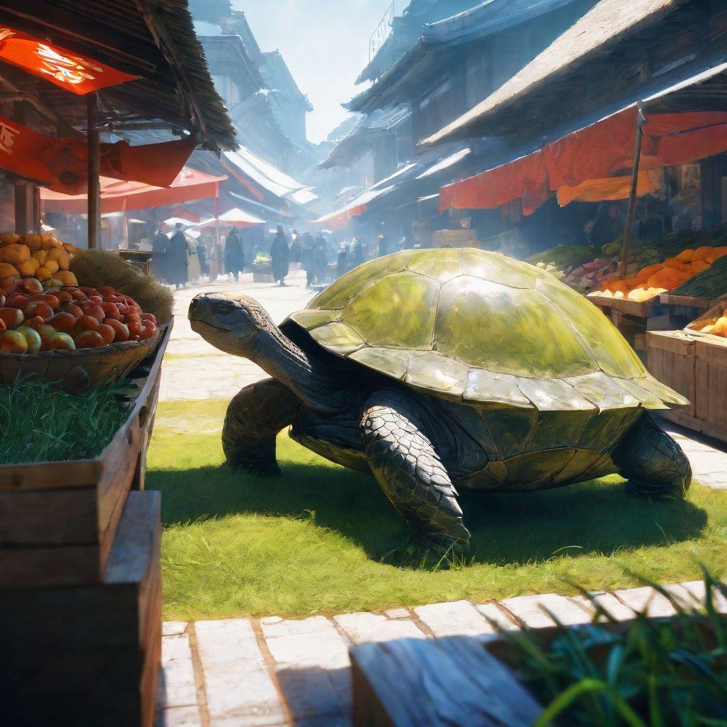 市場の🐢