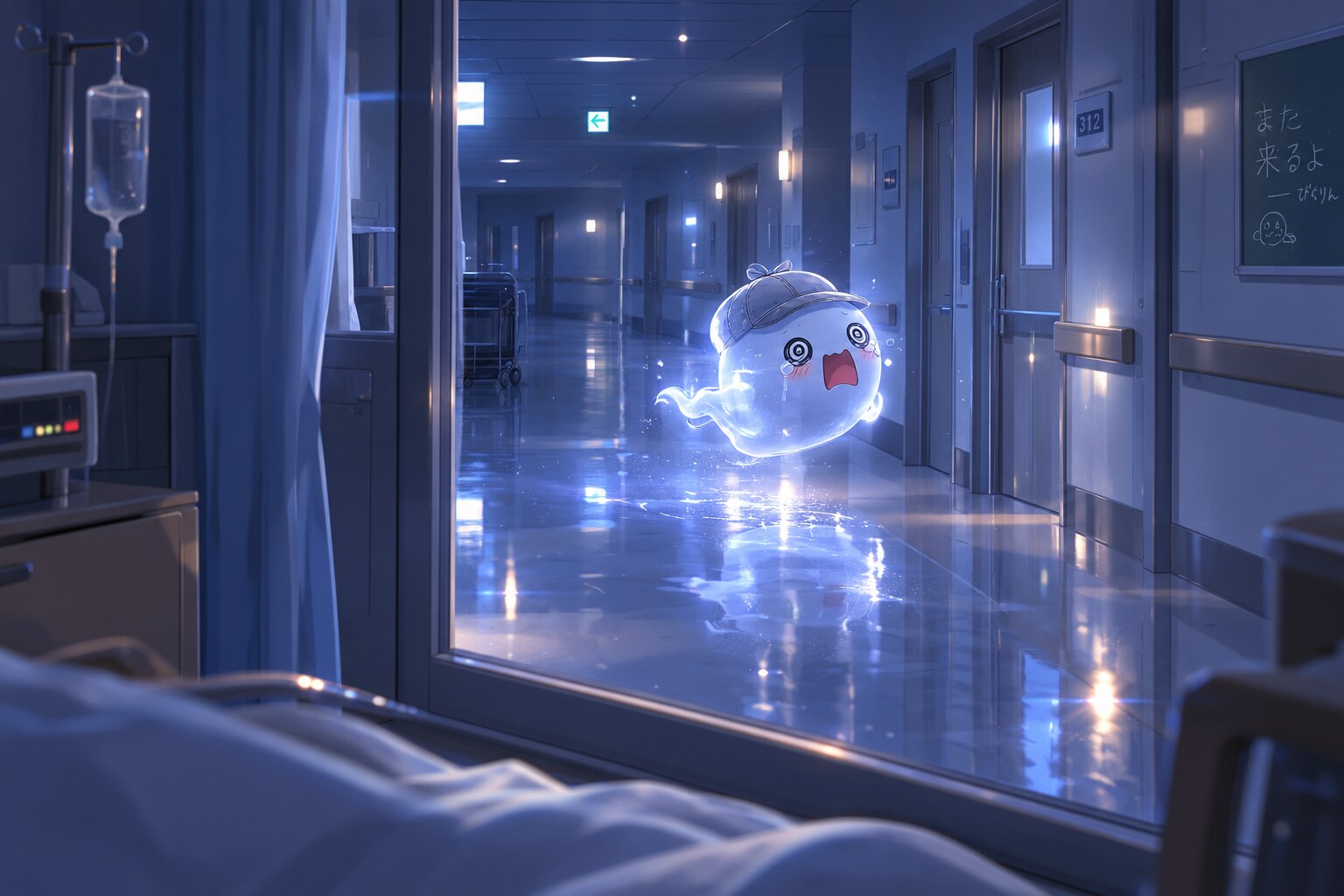 夜の病院で | の人気AIイラスト・グラビア