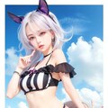 色々な水着姿のセクシーカレンチャンAIコスプレイヤー💕 3枚目