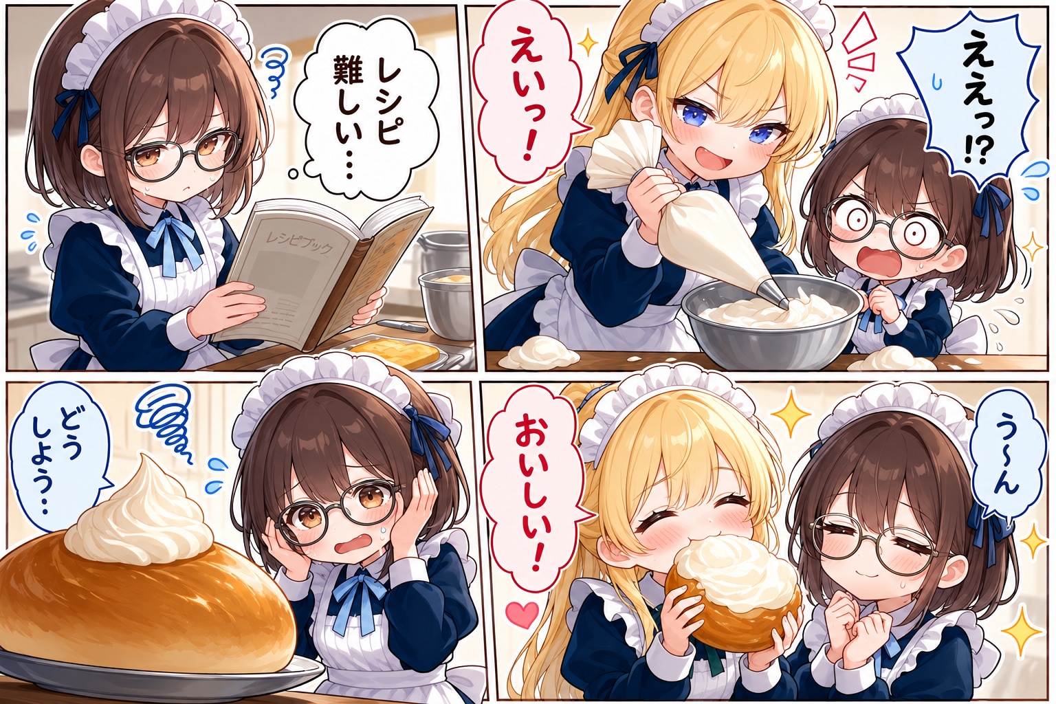 ちびメイドちゃん お菓子を作るの巻