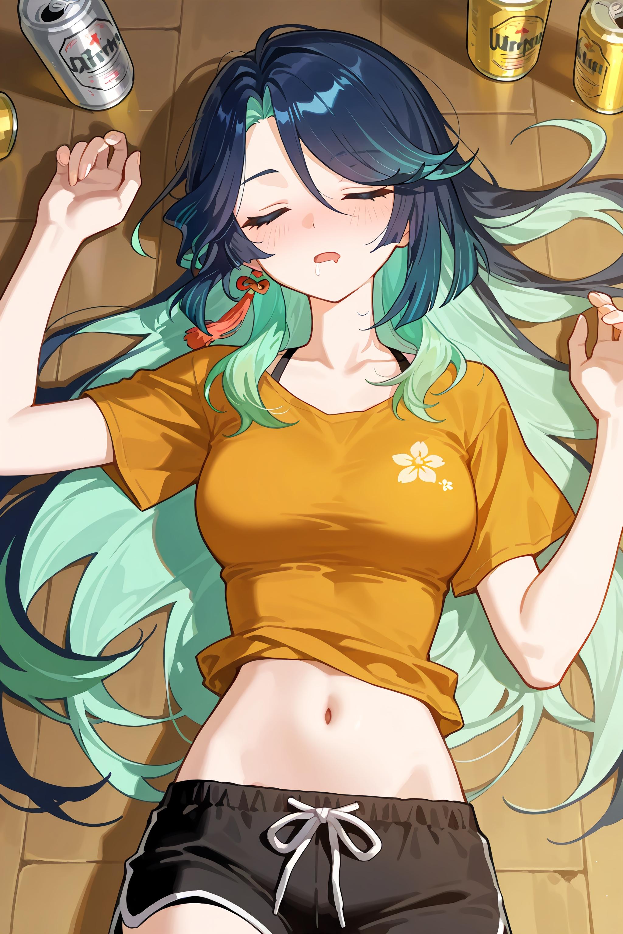 酔っ払い閑雲