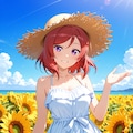 向日葵畑 2枚目