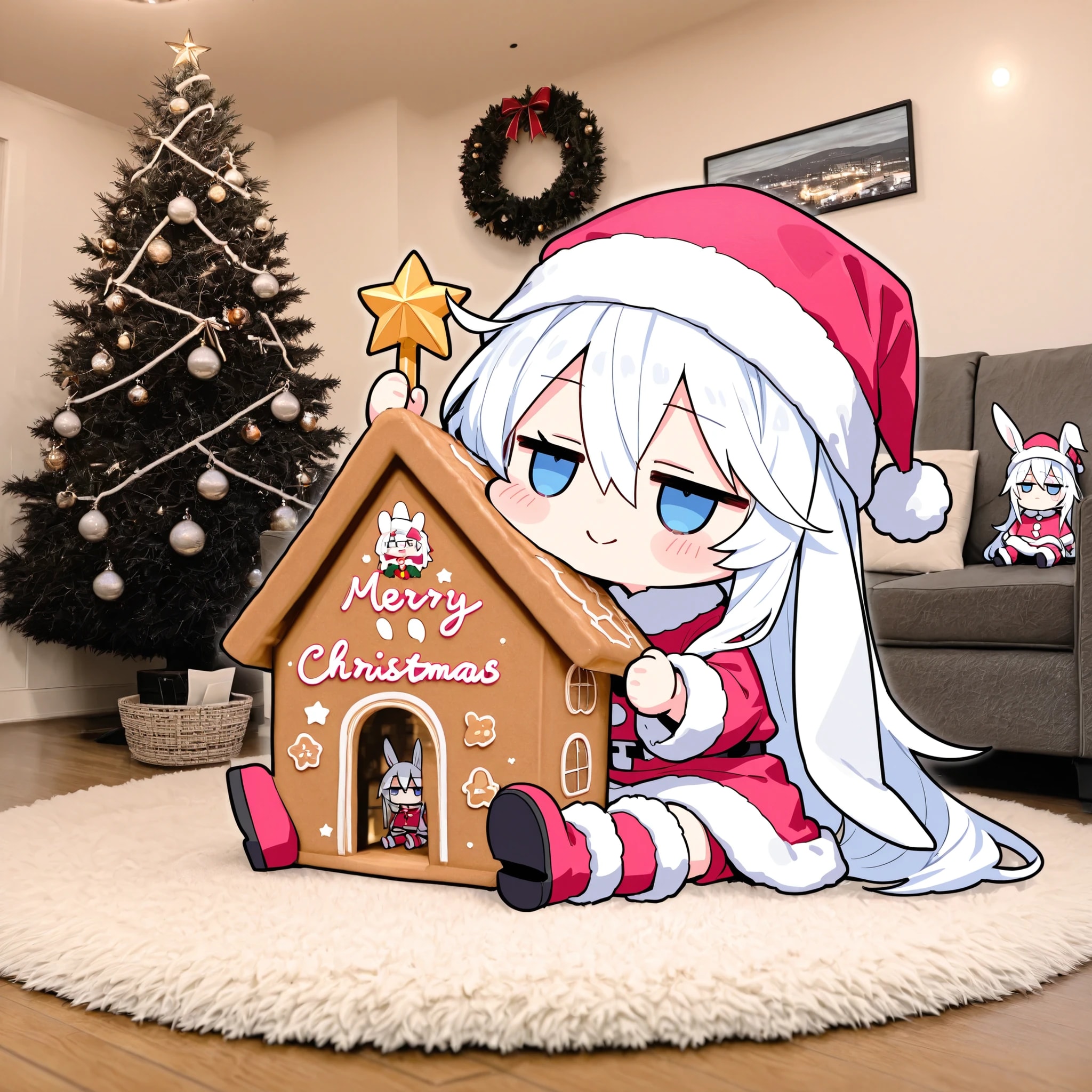 プレゼントはジンジャーブレッドハウス | の人気AIイラスト・グラビア