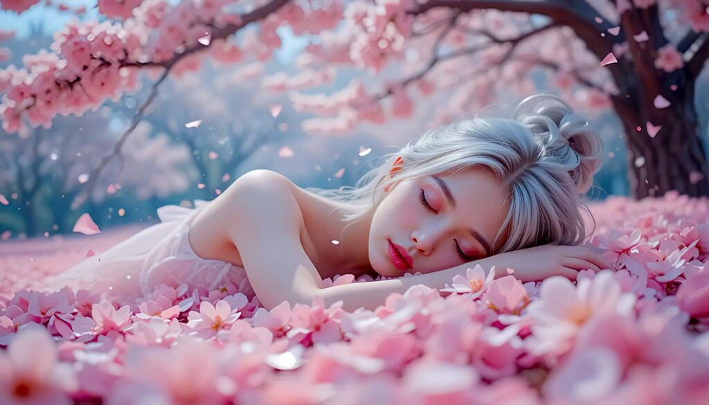 桜の木の下の君