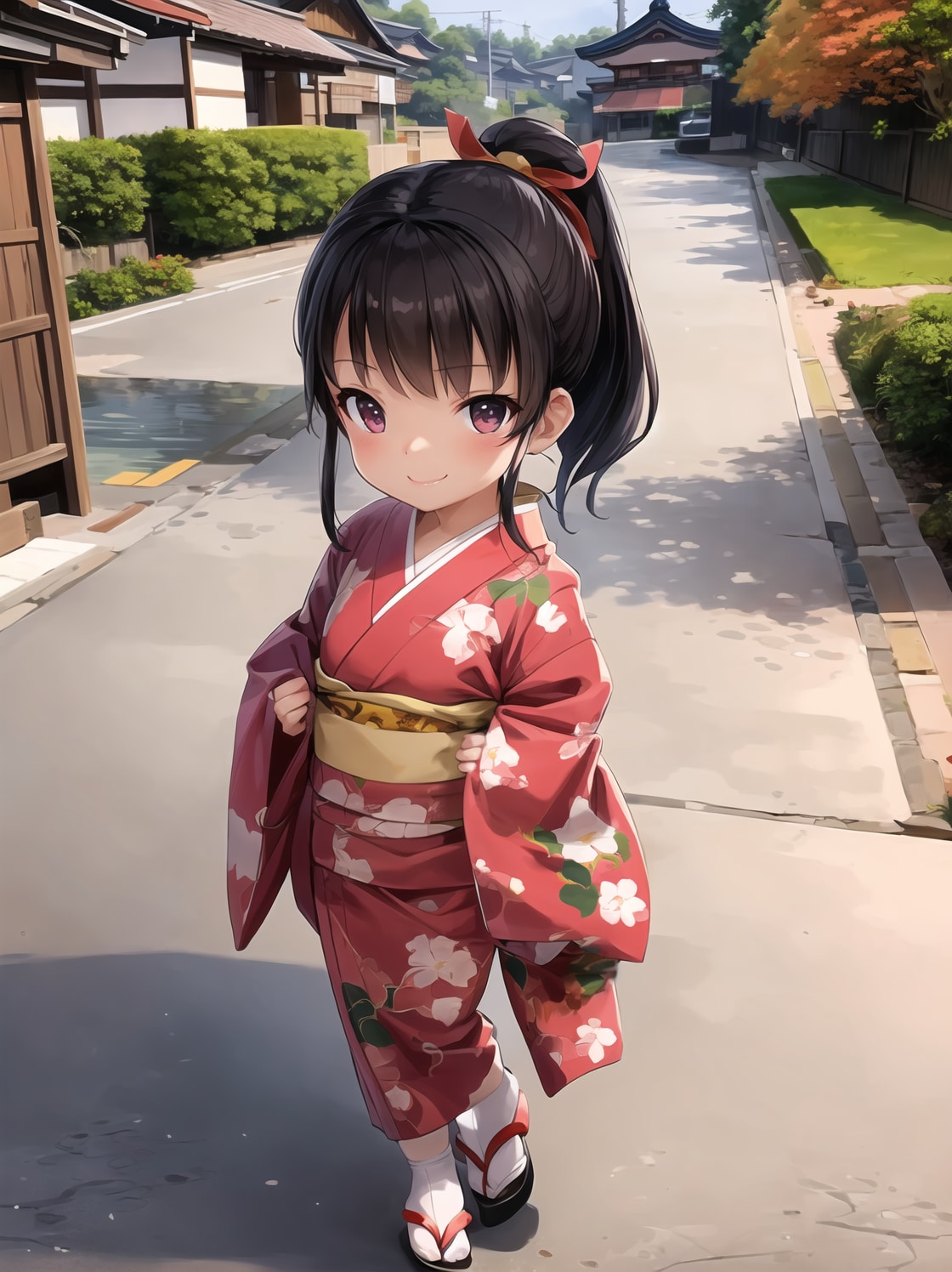 ちっちゃい着物少女