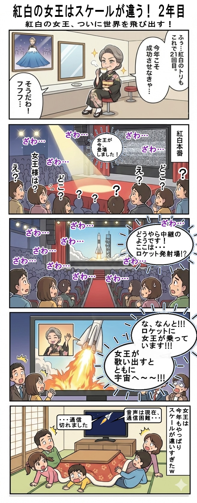 紅白の女王はスケールが違う！ ２年目　紅白の女王、ついに世界を飛び出す！ | の人気AIイラスト・グラビア