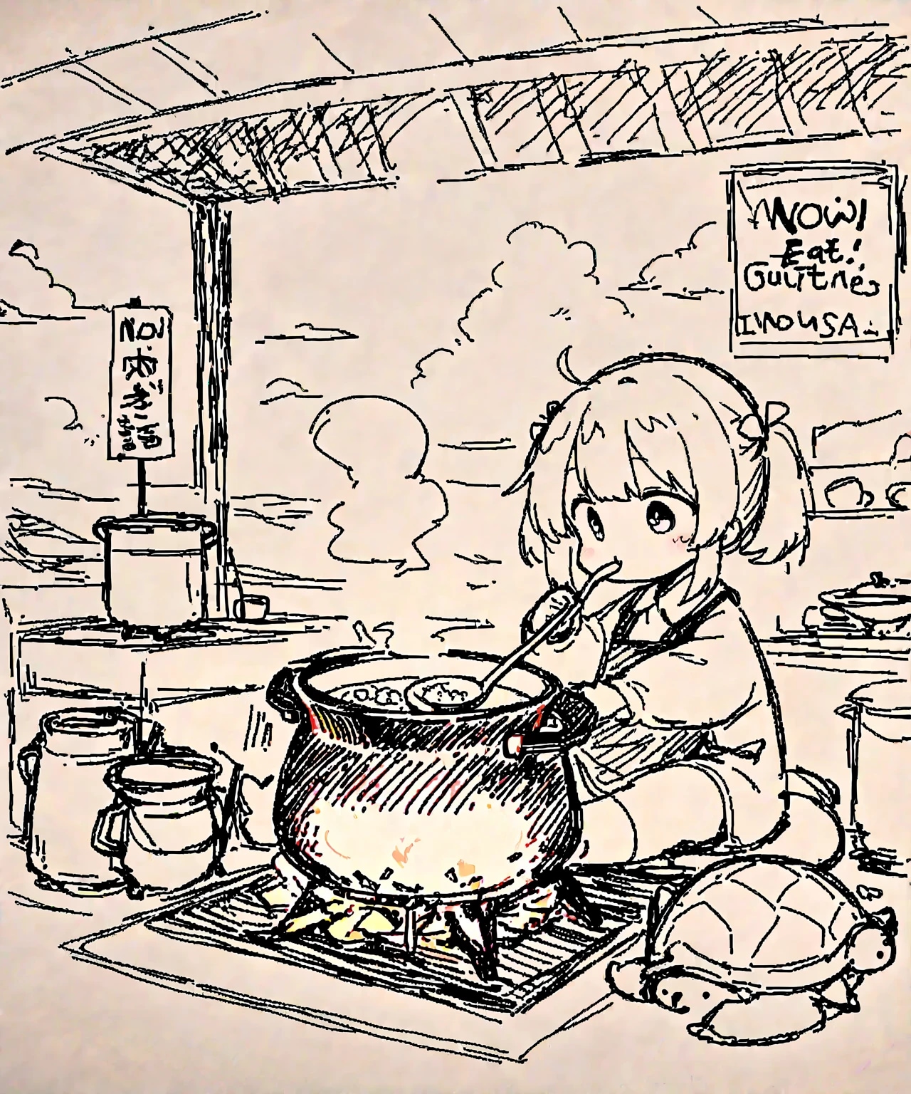 今日のご飯は海亀のスープよー | の人気AIイラスト・グラビア