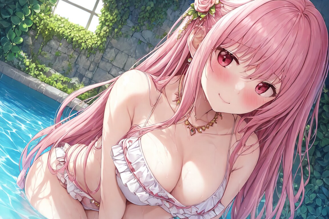 続・ピンクな彼女と室内プール