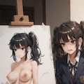 絵のモデルの女の子 6枚目