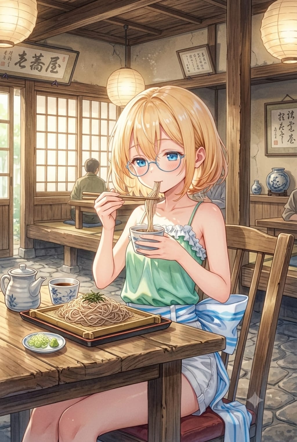 52.「そ」→「蕎麦屋」なしょ