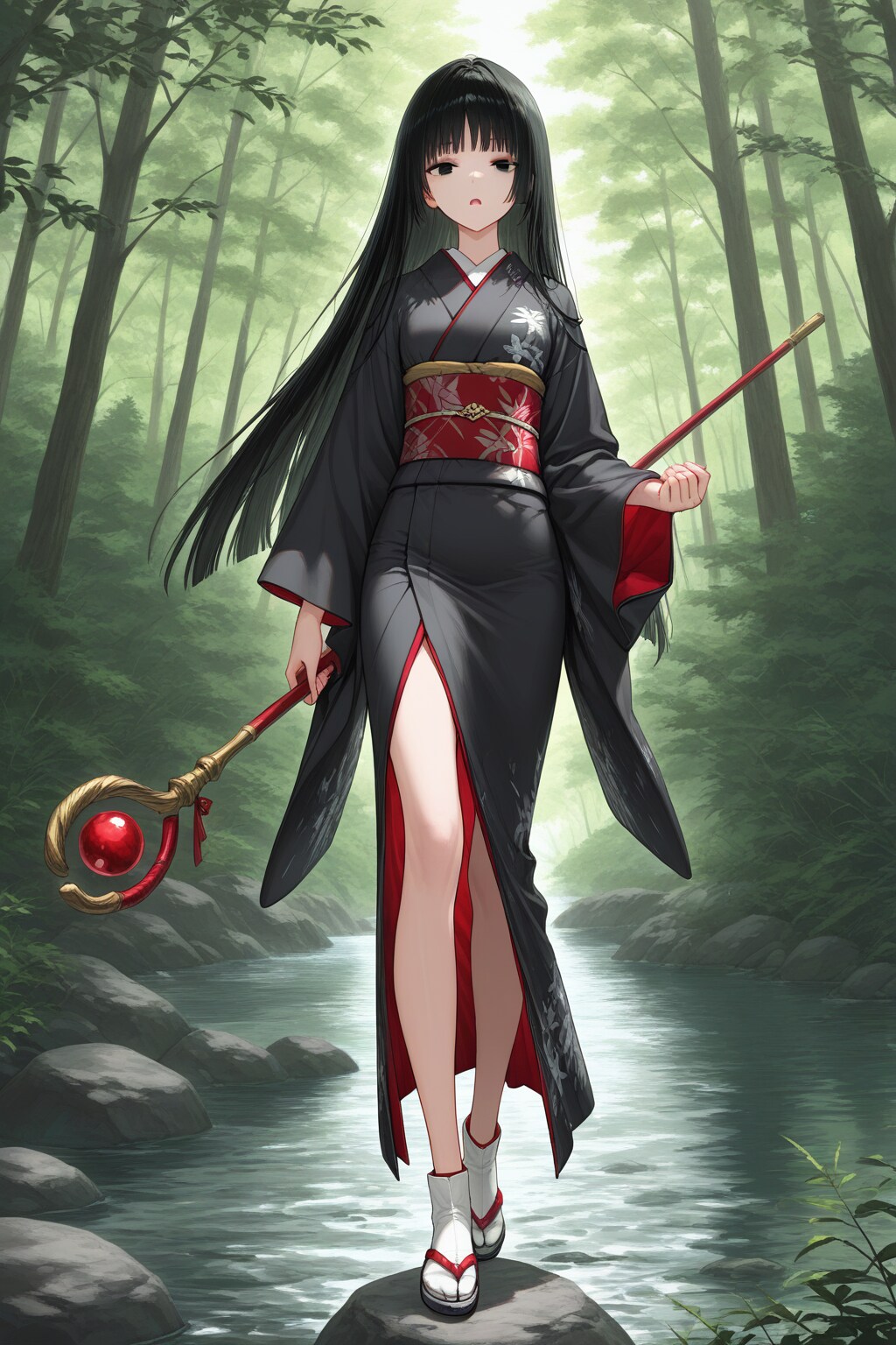 お題：冒険　和・黒魔道士（2）