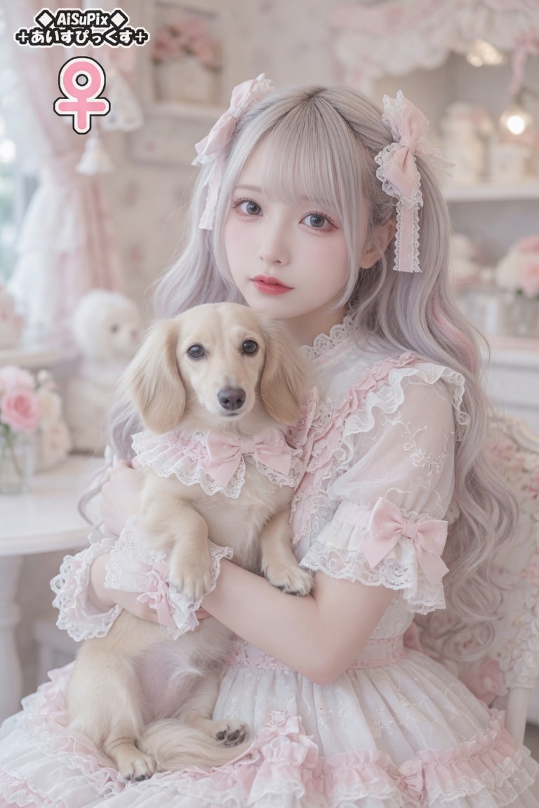 💙AiSuPix／もふもふとロリィタちゃん💙
